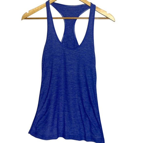 Lululemon‎ Women's S Tank Top Blue Purple Heather Racerback Sleeveless Active - Picture 1 of 4